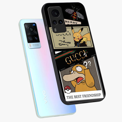 Gucci Play Mashup Glass Case displayed in angled mockup highlighting stylish fashion mashup design with bold aesthetic.
