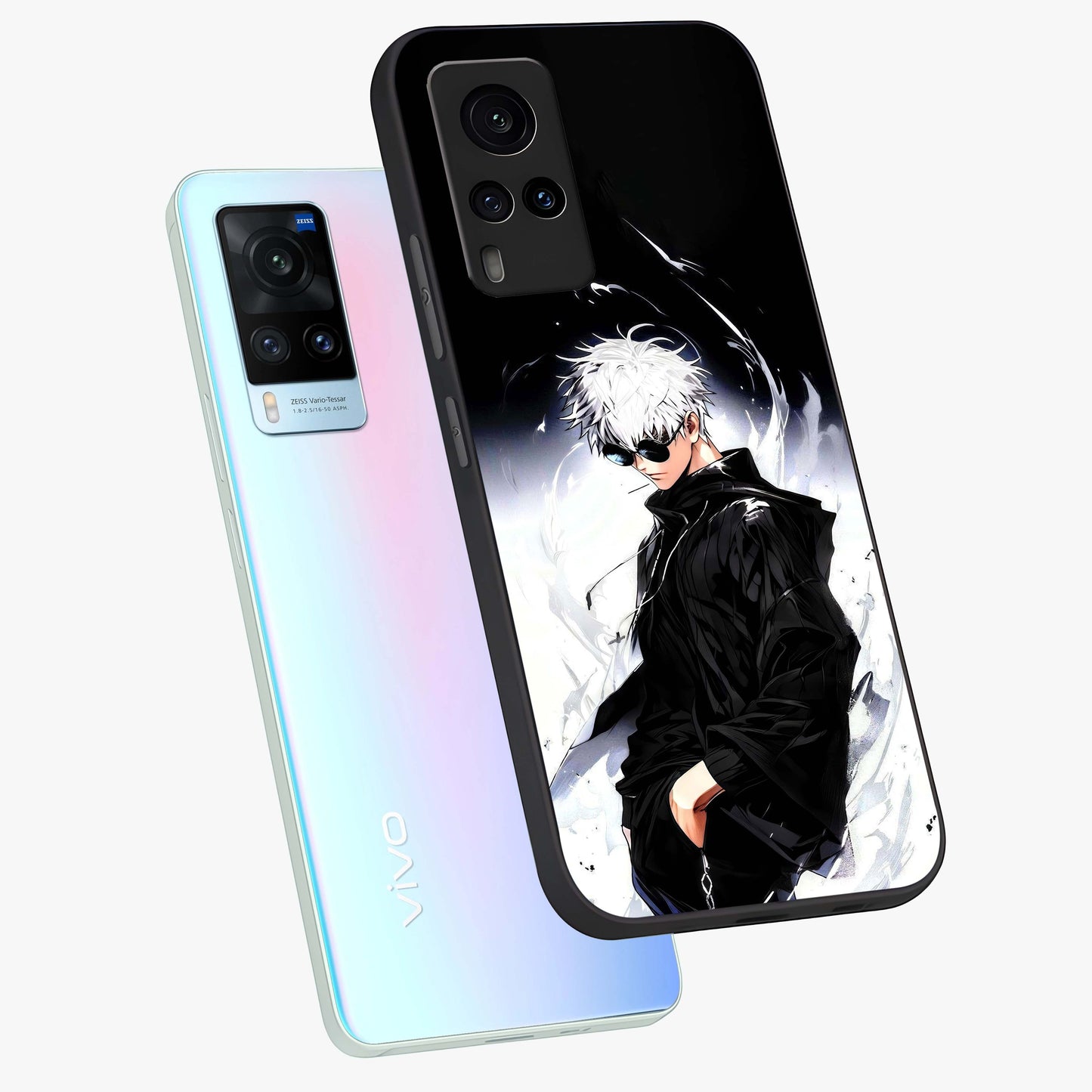 Limitless Shadow King Glass Case displayed in angled mockup highlighting dramatic dark hero design with intense aesthetic.