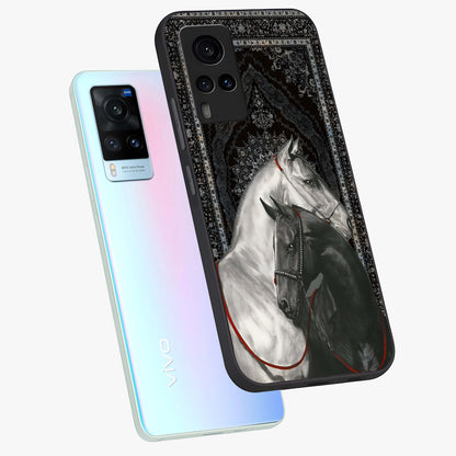 Majestic Ride Legacy Glass Case displayed in angled mockup highlighting sleek vehicle design with bold racing aesthetic.