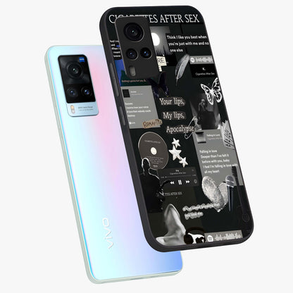 Midnight Love Echo Glass Case displayed in angled mockup highlighting elegant love inspired design with deep aesthetic style.