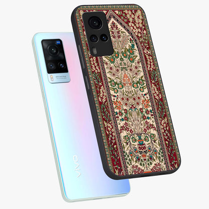 Persian Inspired Glass Case displayed in angled mockup highlighting intricate traditional design with elegant cultural aesthetic.