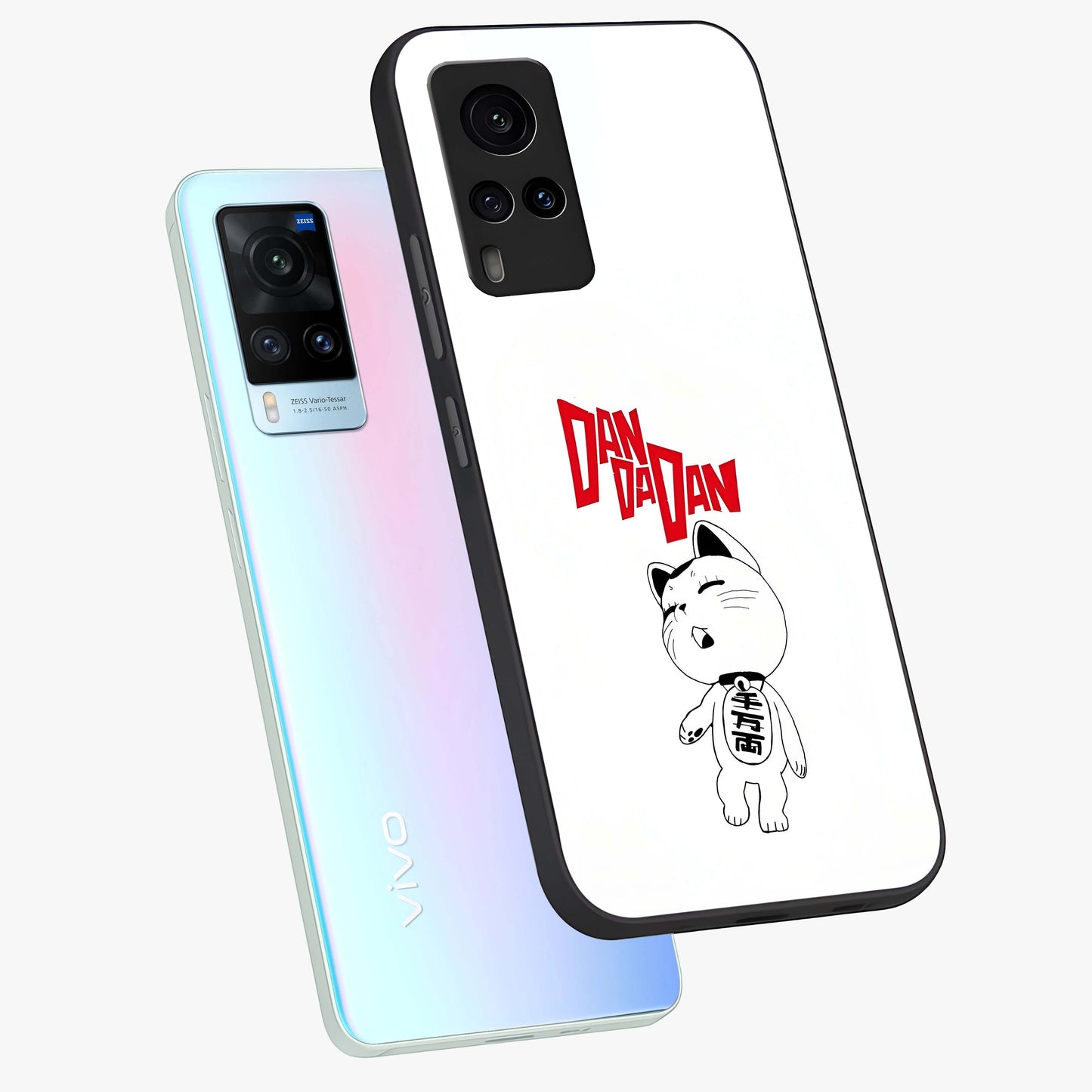 Playful Spirit Charm Glass Case displayed in angled mockup highlighting lively decorative design with playful aesthetic style.