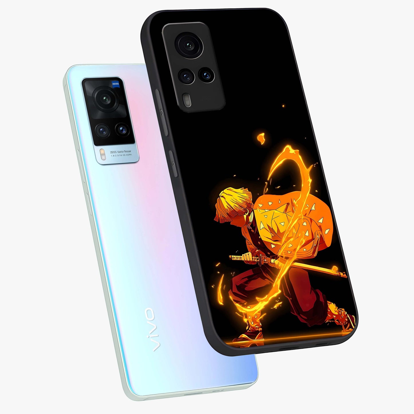 Thunder Flame Execution Glass Case displayed in angled mockup highlighting dramatic fire themed design with intense fantasy aesthetic.