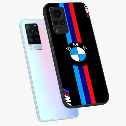 Turbo BMW Beast Glass Case displayed in angled mockup highlighting sleek racing car design with bold automotive aesthetic.