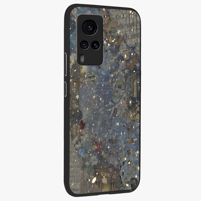 Aesthetic Astrolophia Glass Case upright view showcasing soft aesthetic theme with stylish modern look.