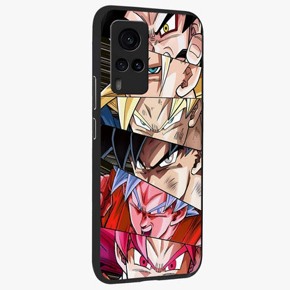 Anime Character Glass Case upright view showcasing expressive anime artwork with bold graphic style.
