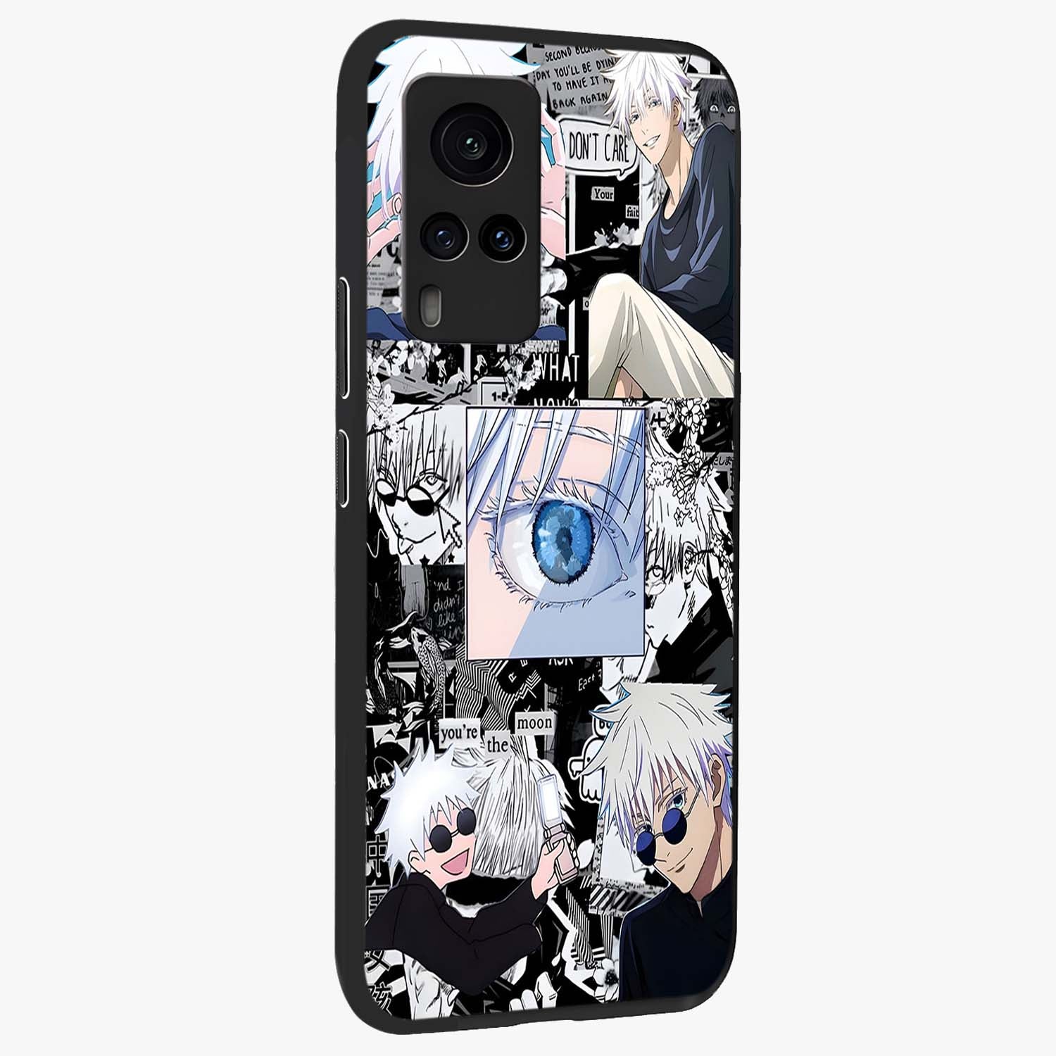 Infinity Sorcerer Chaos Glass Case upright view showcasing dramatic sorcerer artwork with chaotic mystical theme.