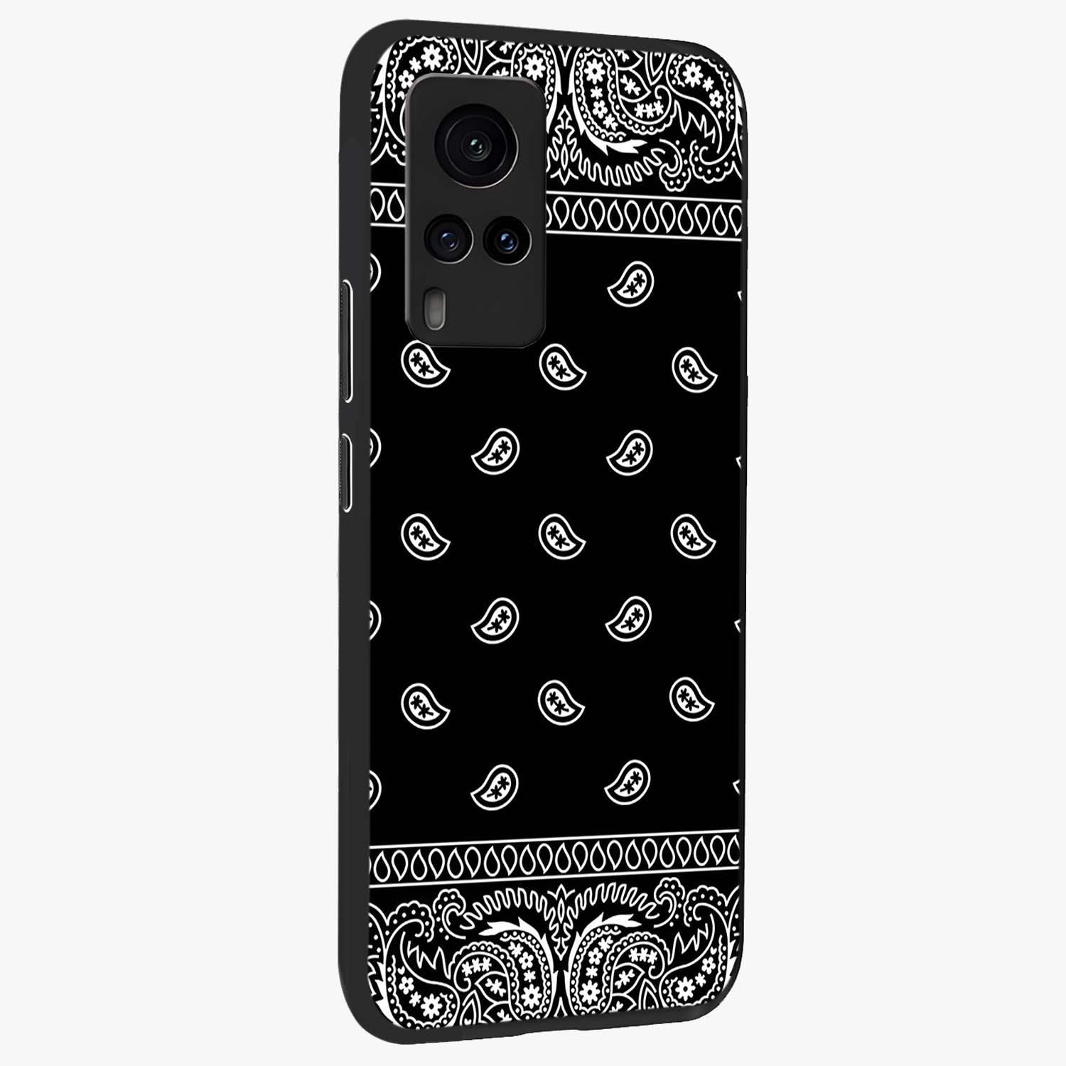 Retro Rebel Threads Glass Case upright view showcasing stylish vintage artwork with bold retro theme.