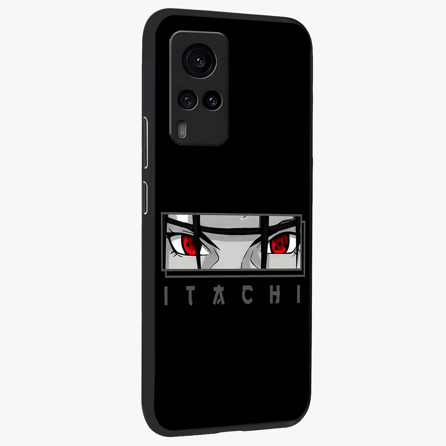 Scarlet Gaze Dominance Glass Case upright view showcasing powerful dramatic artwork with dominant artistic theme.