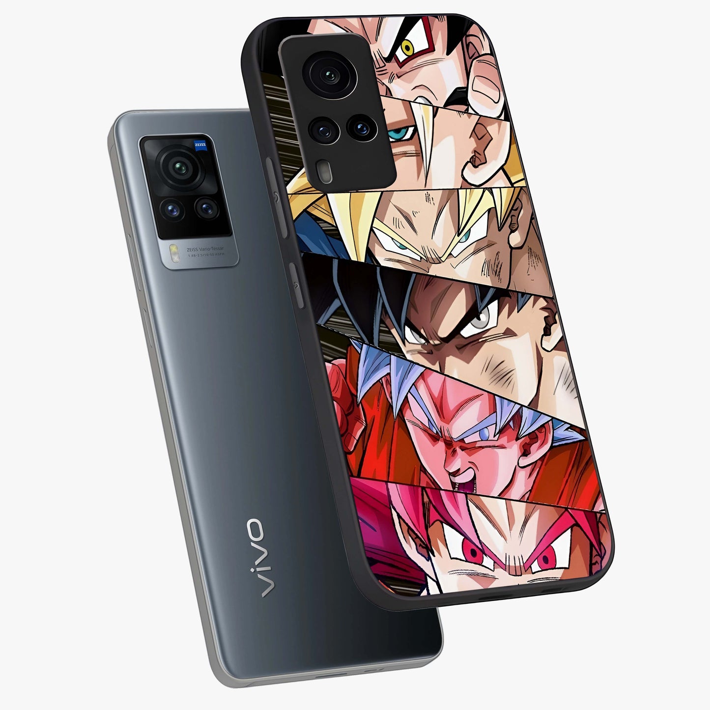 Anime Character Glass Case displayed in angled mockup highlighting colorful anime character illustration.