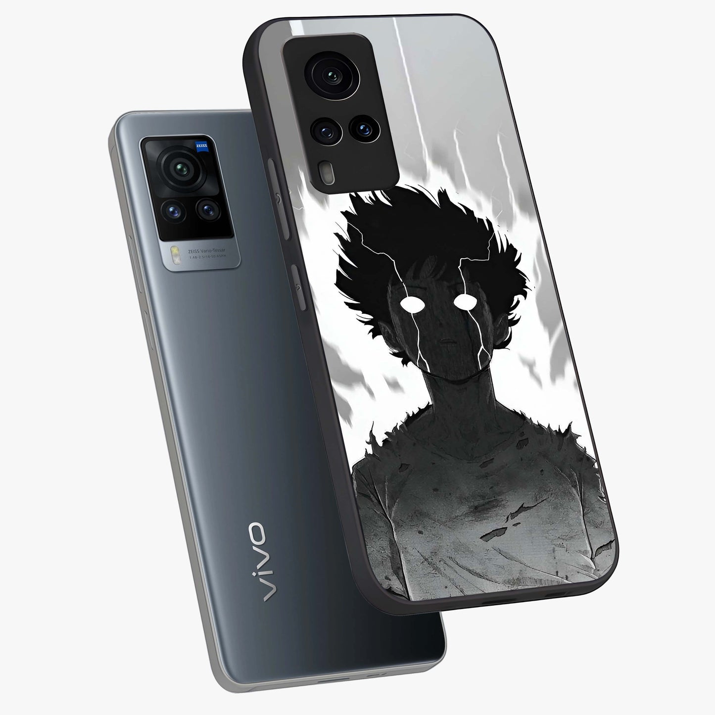 Awakened Inner Rage Glass Case displayed in angled mockup highlighting powerful graphic design and bold artistic theme.