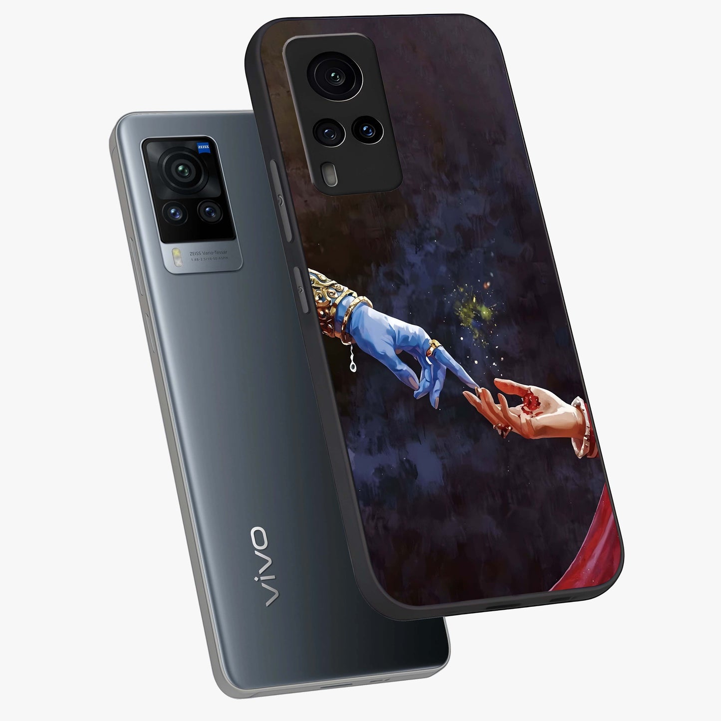 Divine Touch Eternal Glass Case displayed in angled mockup highlighting elegant divine inspired design with calm aesthetic style.