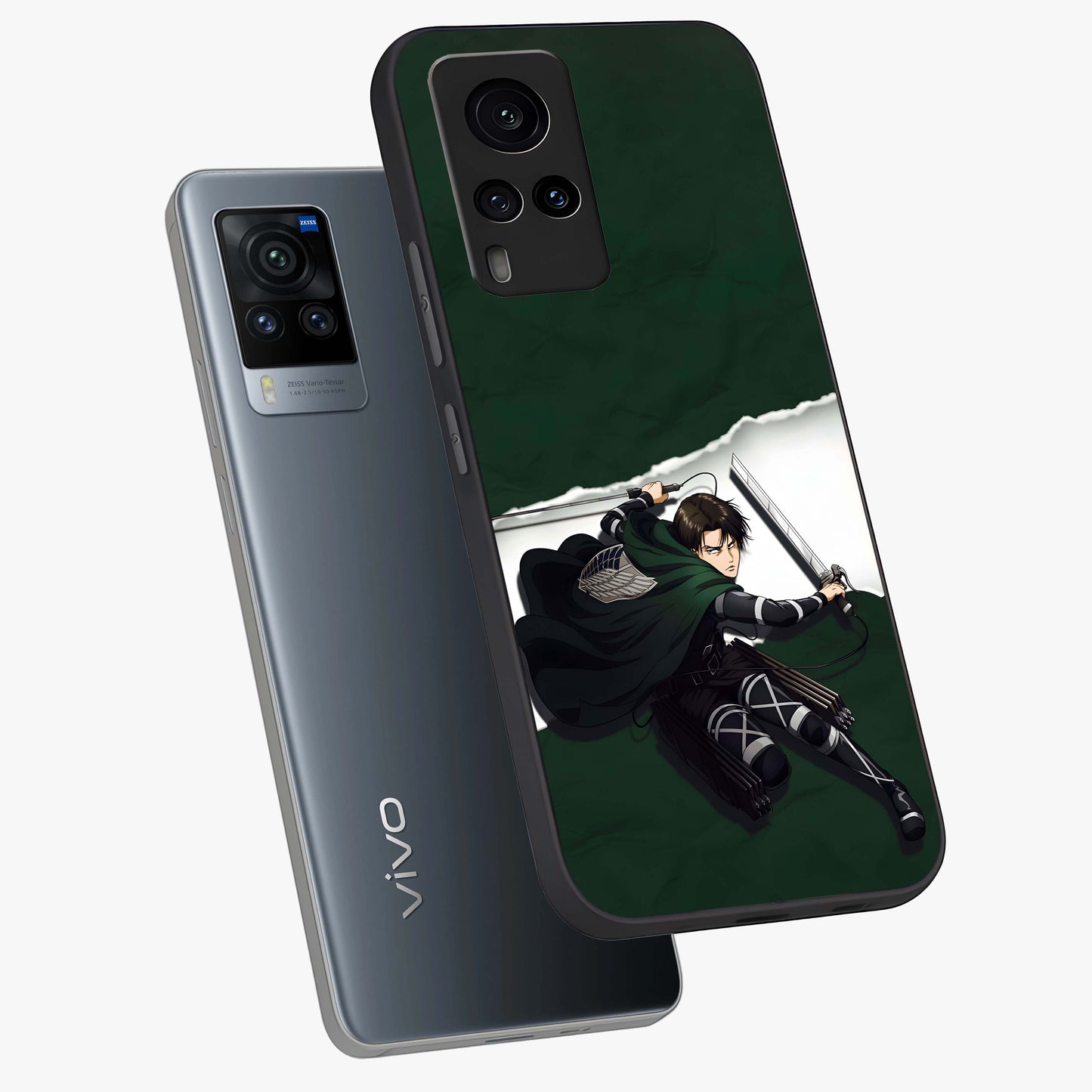 Emerald War Vanguard Glass Case displayed in angled mockup highlighting intense battle inspired design with emerald tone aesthetic.