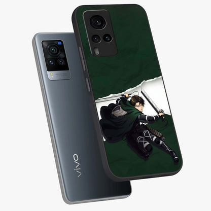 Emerald War Vanguard Glass Case displayed in angled mockup highlighting intense battle inspired design with emerald tone aesthetic.