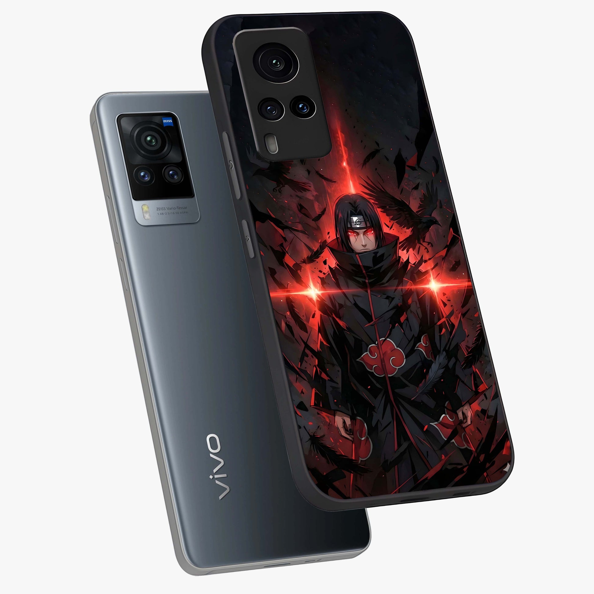 Focused Blade Discipline Glass Case displayed in angled mockup highlighting clean minimal text artwork with modern aesthetic style.