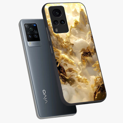 Gates Of Illumination Glass Case displayed in angled mockup highlighting radiant portal inspired design with fantasy aesthetic.
