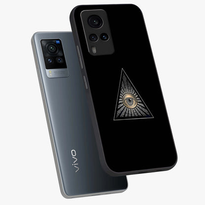 Illuminati Evil Glass Case displayed in angled mockup highlighting dark occult inspired design with bold aesthetic style.