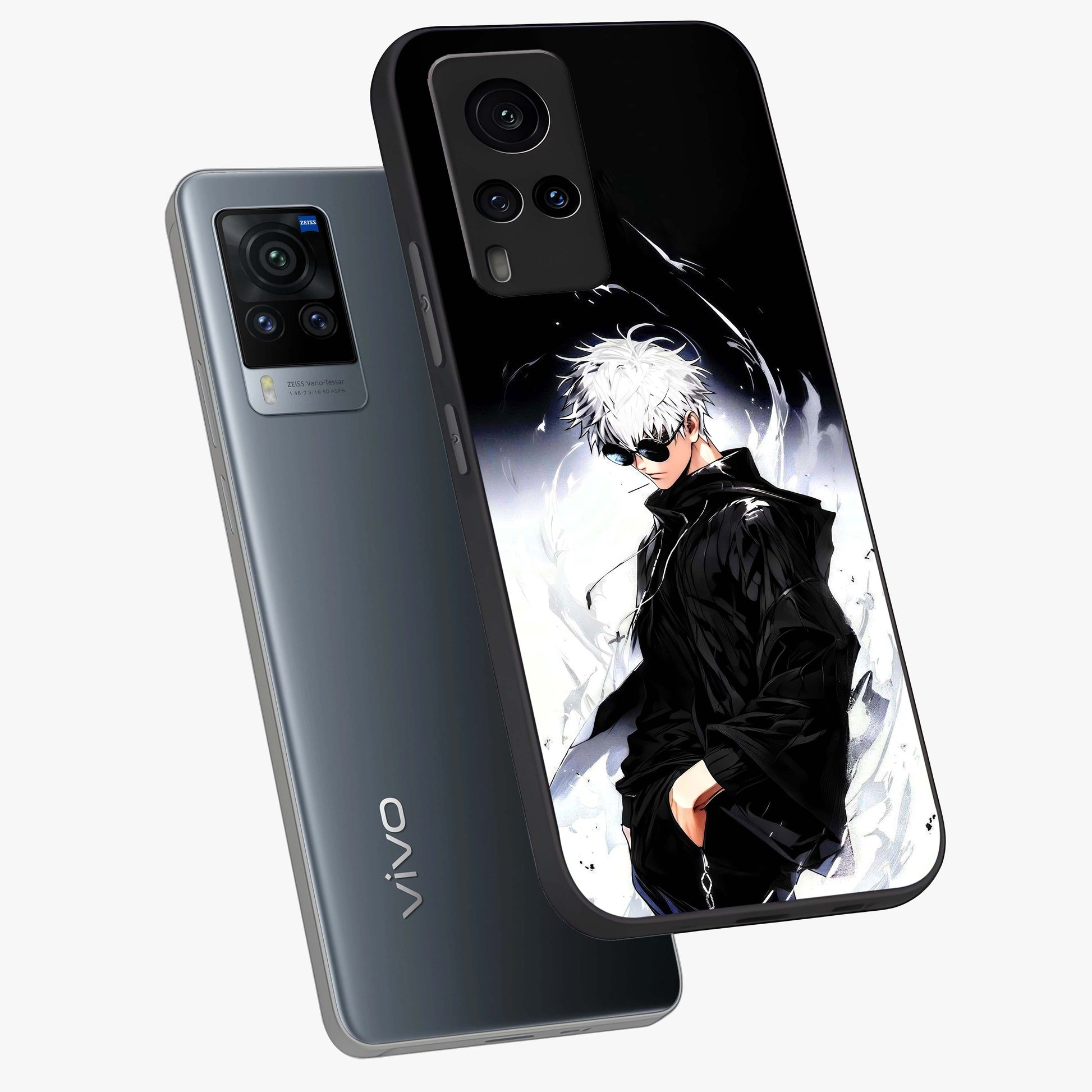 Limitless Shadow King Glass Case displayed in angled mockup highlighting dramatic dark hero design with intense aesthetic.