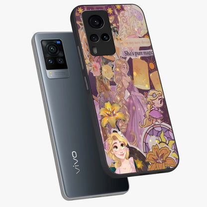 Magical Tangled Dream Glass Case displayed in angled mockup highlighting whimsical fantasy design with magical aesthetic.