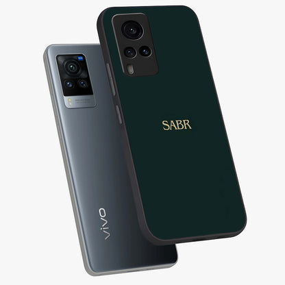 Sabr Minimal Patience Glass Case displayed in angled mockup highlighting simple inspirational design with clean aesthetic style.