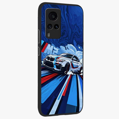 Drift Power Rush Glass Case upright view showcasing high speed racing artwork with bold automotive theme.