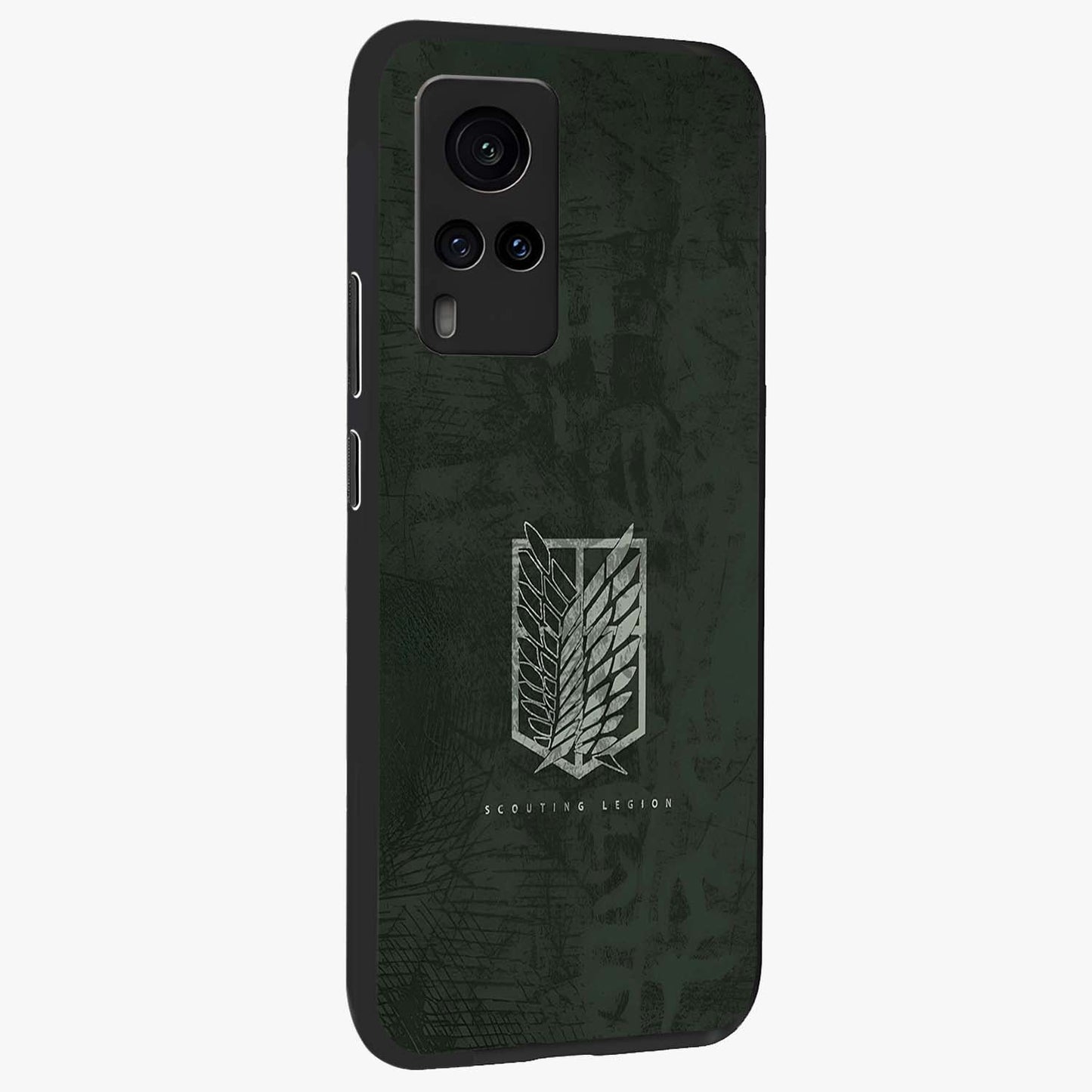 Wings Of Freedom Glass Case upright view showcasing powerful wings artwork with freedom themed design.
