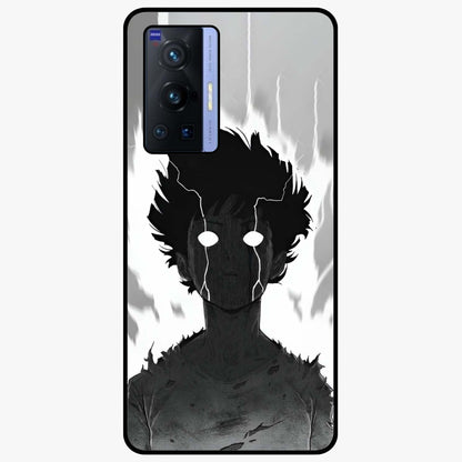 Awakened Inner Rage Glass Case showing flat back view with intense artistic artwork and glossy glass finish.