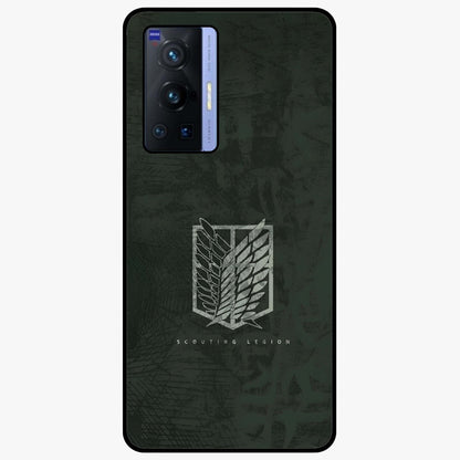 Wings Of Freedom Glass Case showing flat back view with symbolic wings artwork and glossy glass finish.