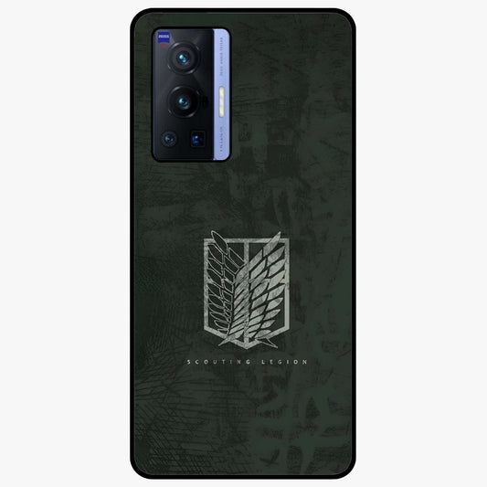 Wings Of Freedom Glass Case showing flat back view with symbolic wings artwork and glossy glass finish.