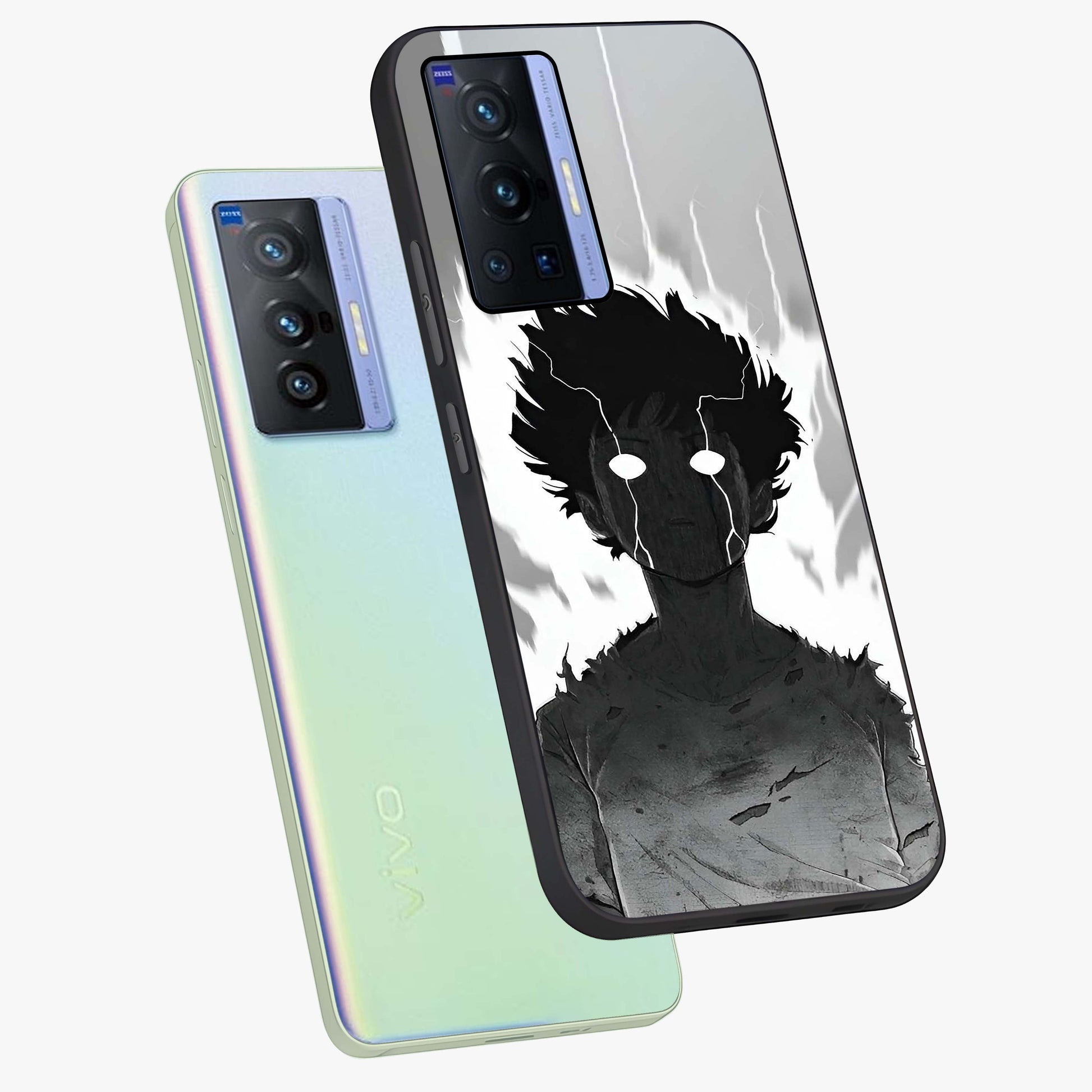 Awakened Inner Rage Glass Case displayed in angled mockup highlighting powerful graphic design and bold artistic theme.