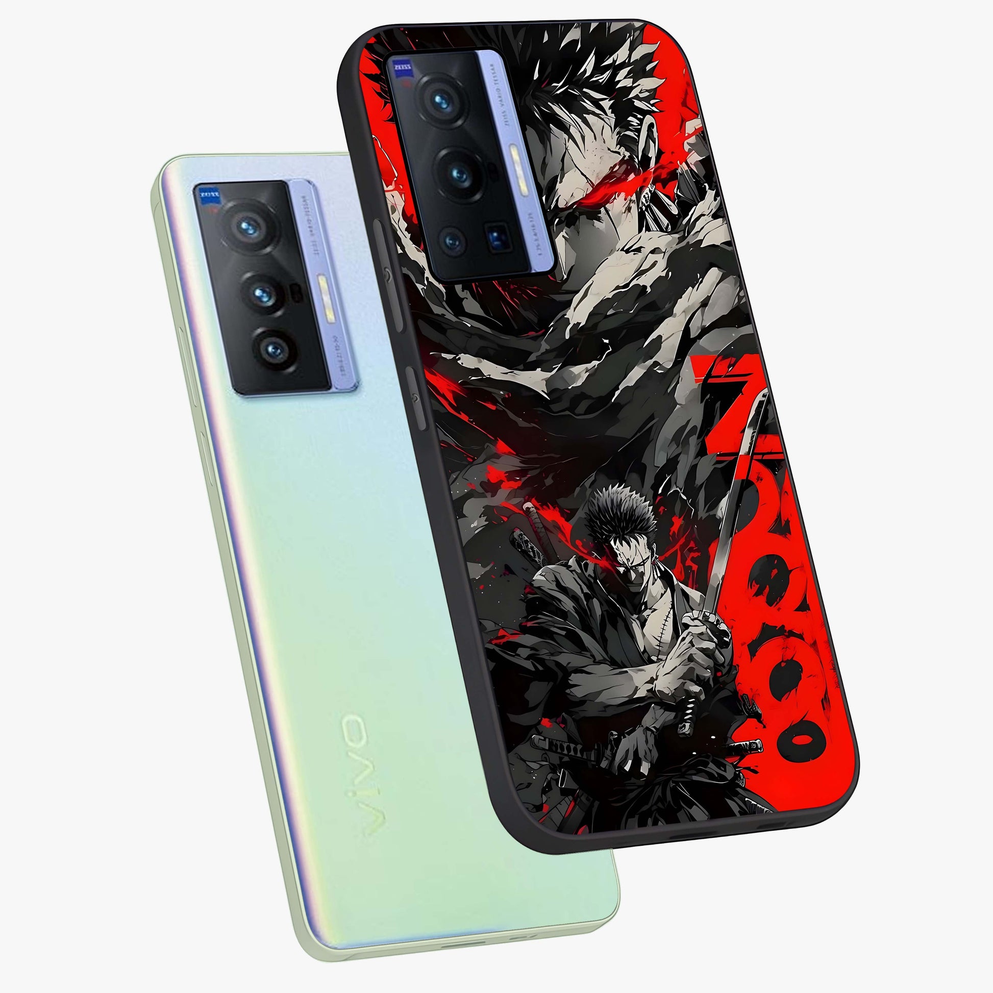 Demon Sword Resolve Glass Case displayed in angled mockup highlighting powerful demon sword illustration with dark fantasy aesthetic.
