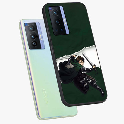 Emerald War Vanguard Glass Case displayed in angled mockup highlighting intense battle inspired design with emerald tone aesthetic.
