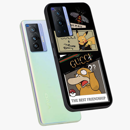 Gucci Play Mashup Glass Case displayed in angled mockup highlighting stylish fashion mashup design with bold aesthetic.