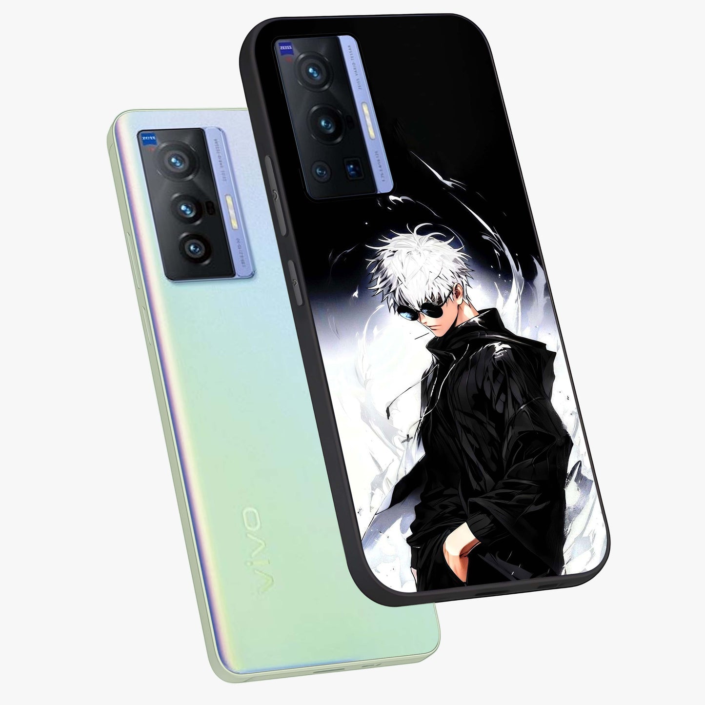 Limitless Shadow King Glass Case displayed in angled mockup highlighting dramatic dark hero design with intense aesthetic.