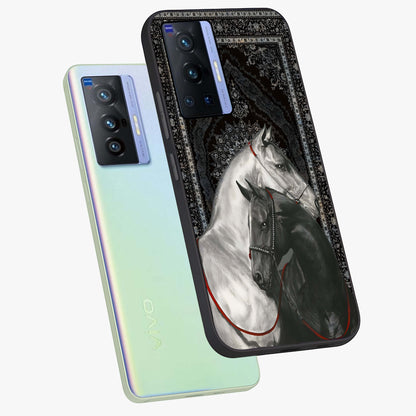 Majestic Ride Legacy Glass Case displayed in angled mockup highlighting sleek vehicle design with bold racing aesthetic.