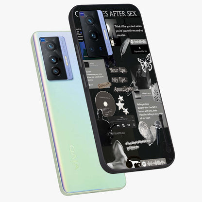 Midnight Love Echo Glass Case displayed in angled mockup highlighting elegant love inspired design with deep aesthetic style.
