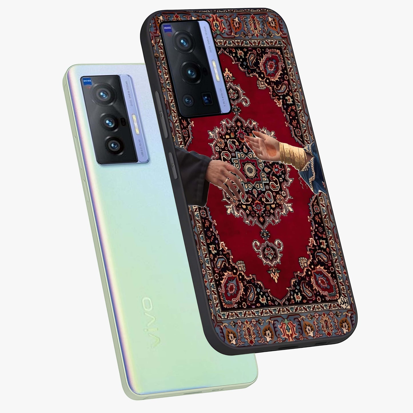 Royal Touch Reach Glass Case displayed in angled mockup highlighting sophisticated design with refined luxury aesthetic.