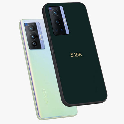 Sabr Minimal Patience Glass Case displayed in angled mockup highlighting simple inspirational design with clean aesthetic style.
