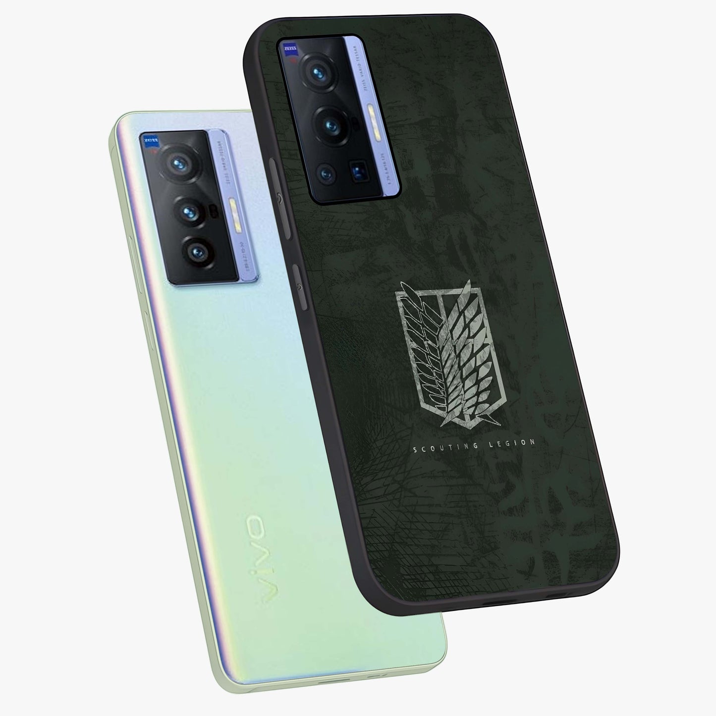 Wings Of Freedom Glass Case displayed in angled mockup highlighting graceful wing design with inspirational aesthetic.