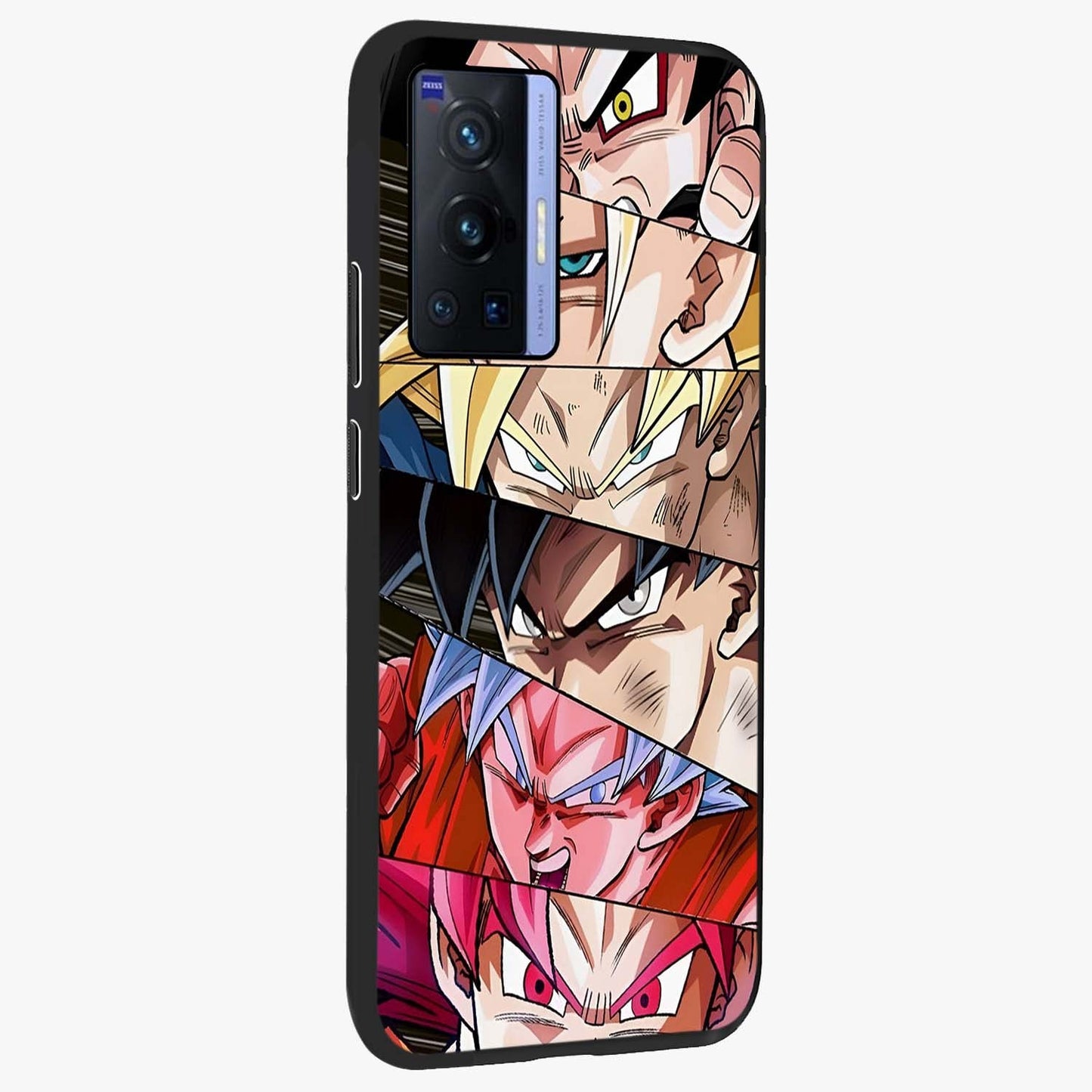 Anime Character Glass Case upright view showcasing expressive anime artwork with bold graphic style.
