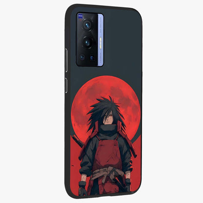Crimson Moon Warlord Glass Case upright view showcasing powerful warlord artwork with dark celestial theme.