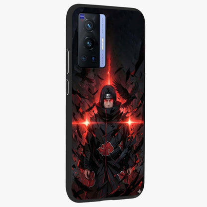 Focused Blade Discipline Glass Case upright view showcasing strong typography statement with sleek motivational theme.