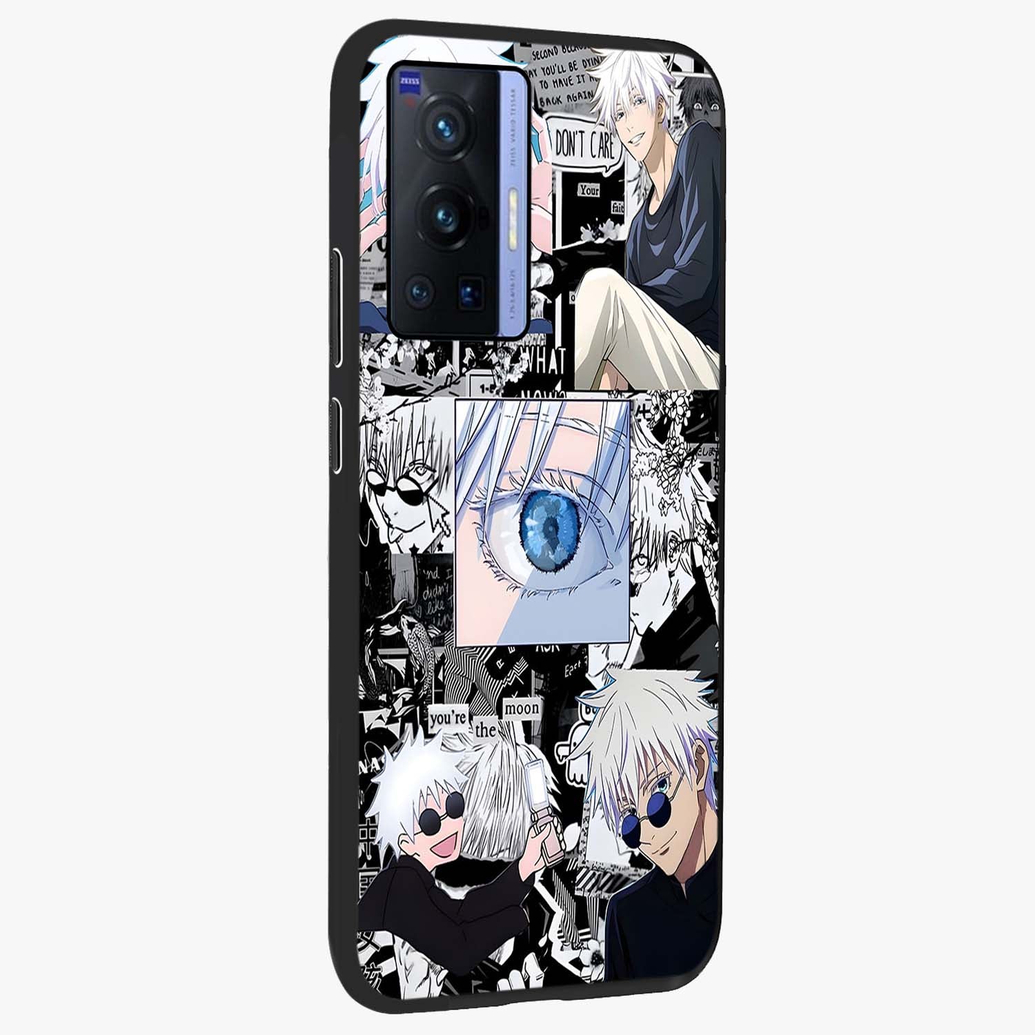 Infinity Sorcerer Chaos Glass Case upright view showcasing dramatic sorcerer artwork with chaotic mystical theme.
