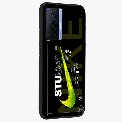 Neon Street Edition Glass Case upright view showcasing colorful neon artwork with modern street culture theme.