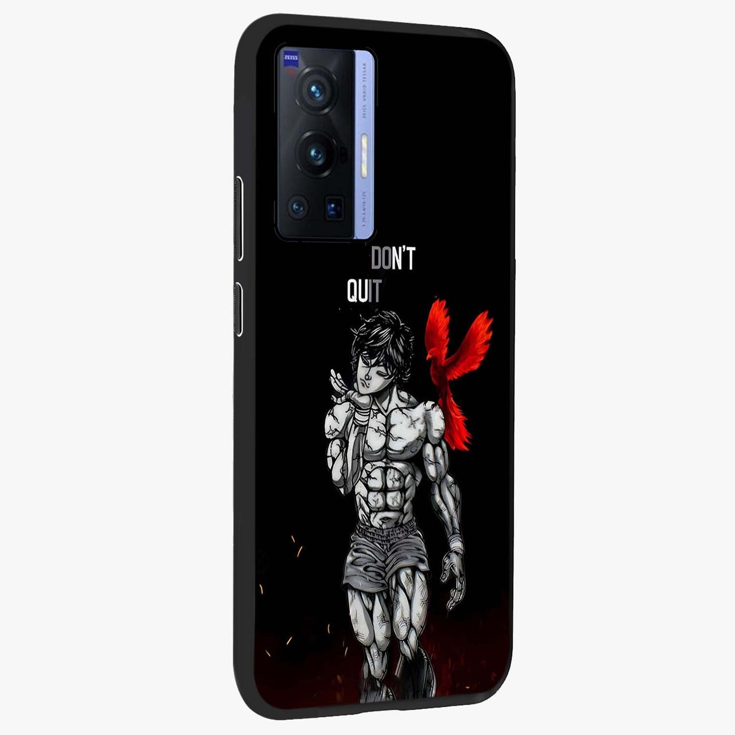 Rise Beyond Limits Glass Case upright view showcasing powerful inspirational artwork with uplifting theme.