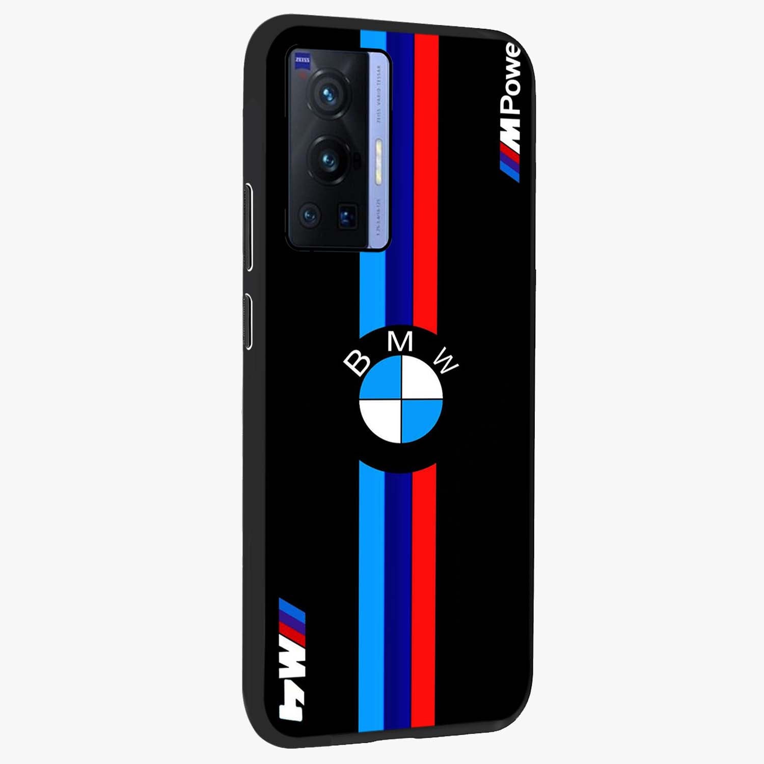 Turbo BMW Beast Glass Case upright view showcasing powerful car artwork with modern motorsport theme.