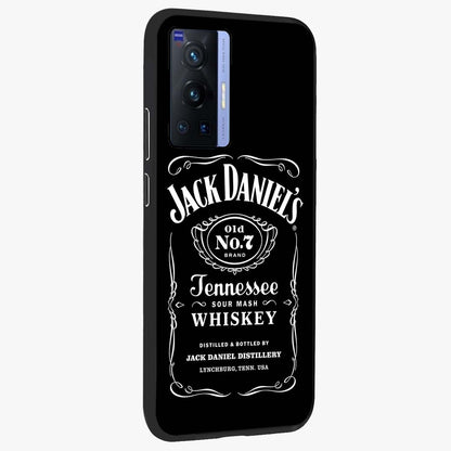 Vintage Whiskey Heritage Glass Case upright view showcasing stylish vintage whiskey artwork with timeless bar culture theme.