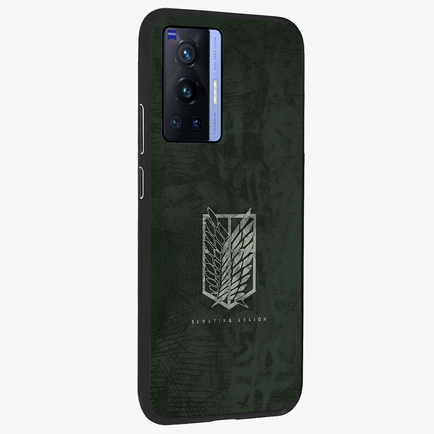 Wings Of Freedom Glass Case upright view showcasing powerful wings artwork with freedom themed design.