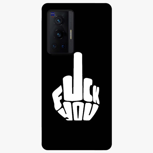 Rebel Mode On Glass Case showing flat back view with bold rebellious typography artwork and glossy glass finish.
