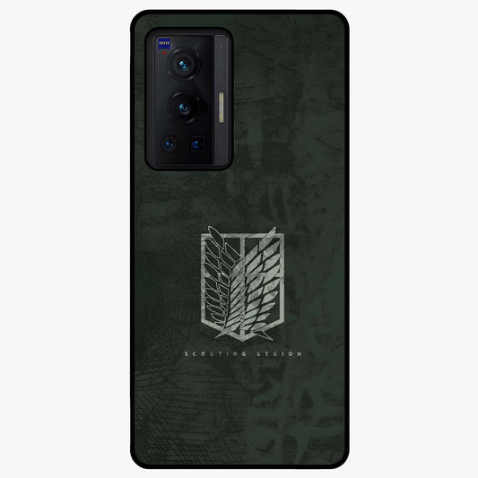 Wings Of Freedom Glass Case showing flat back view with symbolic wings artwork and glossy glass finish.